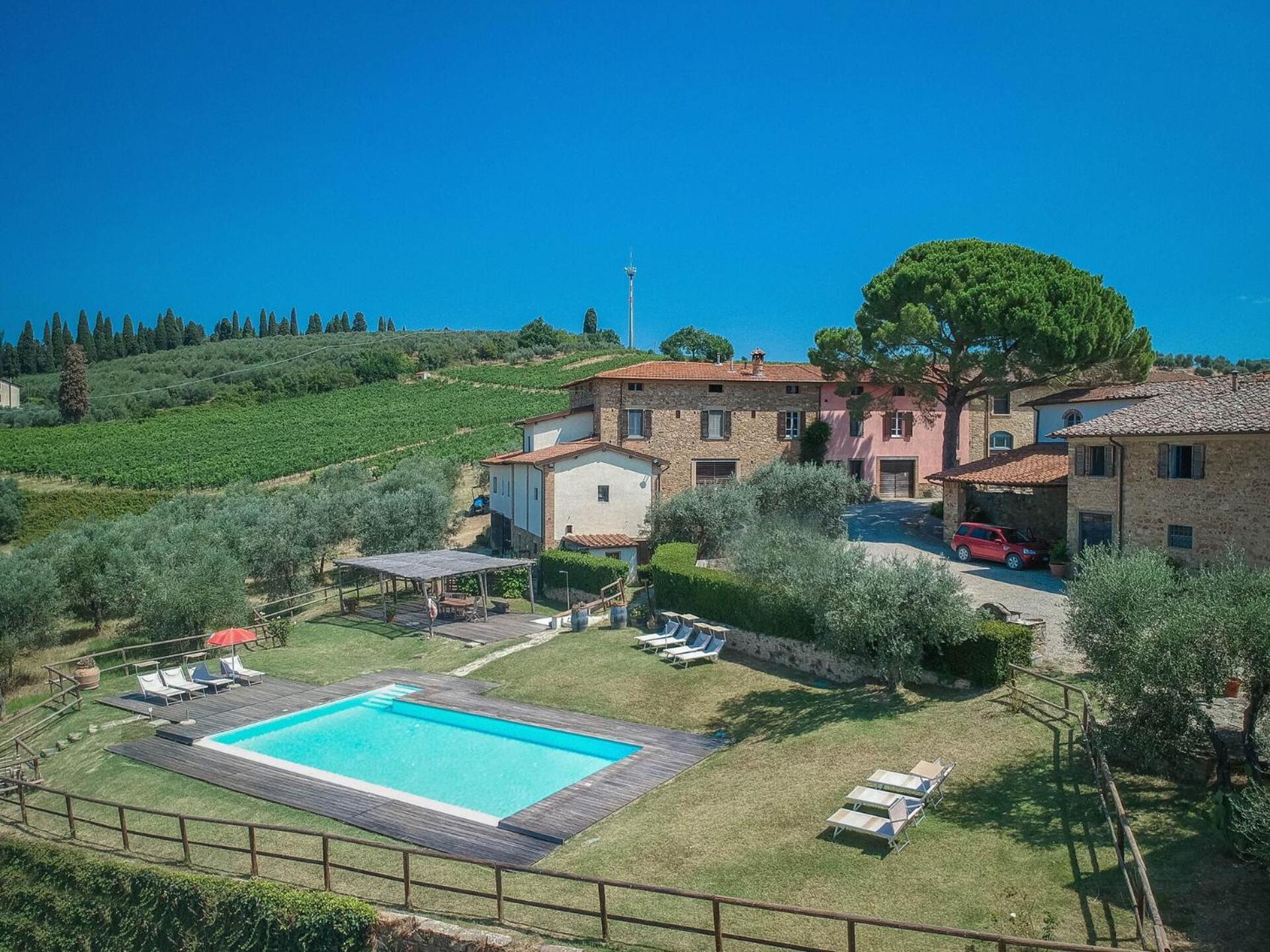 Fattoria Le Fonti Lägenhet Poggibonsi Exteriör bild